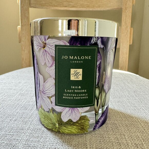 Jo Malone Iris & Lady Moore Scented Candle 200g New - Picture 1 of 5